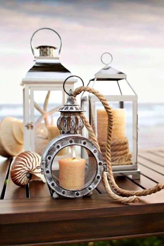 Deniz Desenli Balkon Dekorasyonları