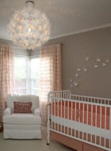 bebek odaları için avize modeli