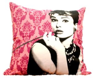 popart desenli kırlent modeli